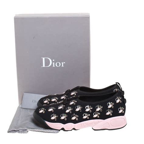 dior black mesh sneakers